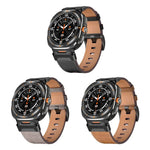 Pulseira de Relógio em Pele Estilo Mecha, Para Samsung Galaxy Watch Ultra 47mm / Ultra 2025