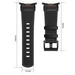 Pulseira de Relógio em Pele Estilo Mecha, Para Samsung Galaxy Watch Ultra 47mm / Ultra 2025