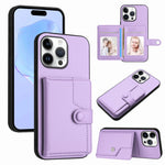Capa de telemóvel com bolsa para cartões com botão e proteção RFID anti-roubo, para iPhone 17 Pro Max, para iPhone 17 Pro, para iPhone 17, para iPhone Air, para iPhone 16 Pro Max, para iPhone 16 Pro, para iPhone 16 Plus, para iPhone 16