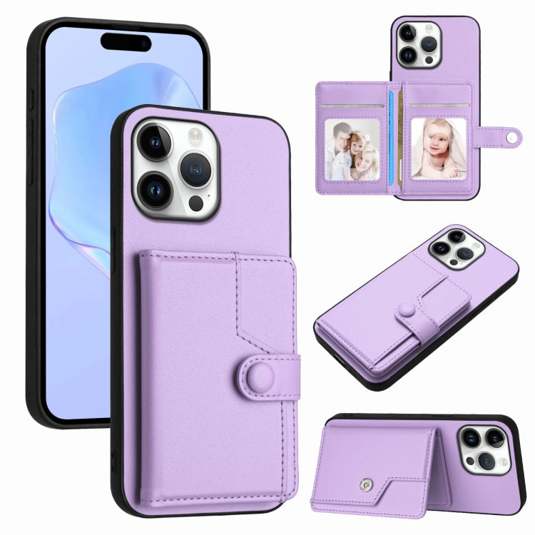 Capa de telemóvel com bolsa para cartões com botão e proteção RFID anti-roubo, para iPhone 17 Pro Max, para iPhone 17 Pro, para iPhone 17, para iPhone Air, para iPhone 16 Pro Max, para iPhone 16 Pro, para iPhone 16 Plus, para iPhone 16