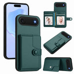 Capa de telemóvel com bolsa para cartões com botão e proteção RFID anti-roubo, para iPhone 17 Pro Max, para iPhone 17 Pro, para iPhone 17, para iPhone Air, para iPhone 16 Pro Max, para iPhone 16 Pro, para iPhone 16 Plus, para iPhone 16