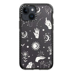 Simple Illustration Pattern Full Coverage Phone Case, For iPhone 14 Plus