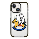 Simple Illustration Pattern Full Coverage Phone Case, For iPhone 14 Plus