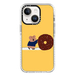 Simple Illustration Pattern Full Coverage Phone Case, For iPhone 14 Plus