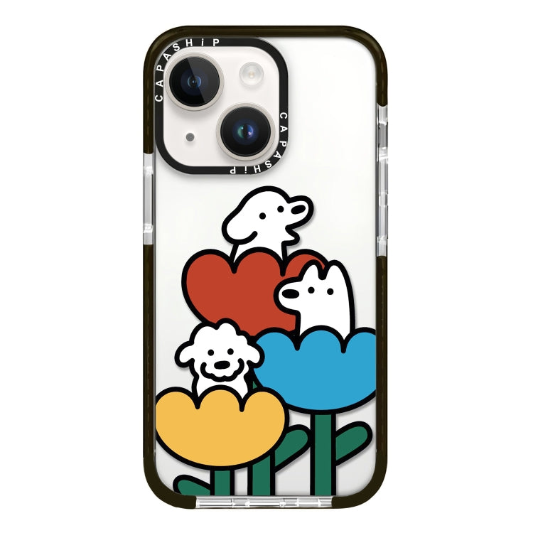 Simple Illustration Pattern Full Coverage Phone Case, For iPhone 15