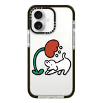 Simple Illustration Pattern Full Coverage Phone Case, For iPhone 16