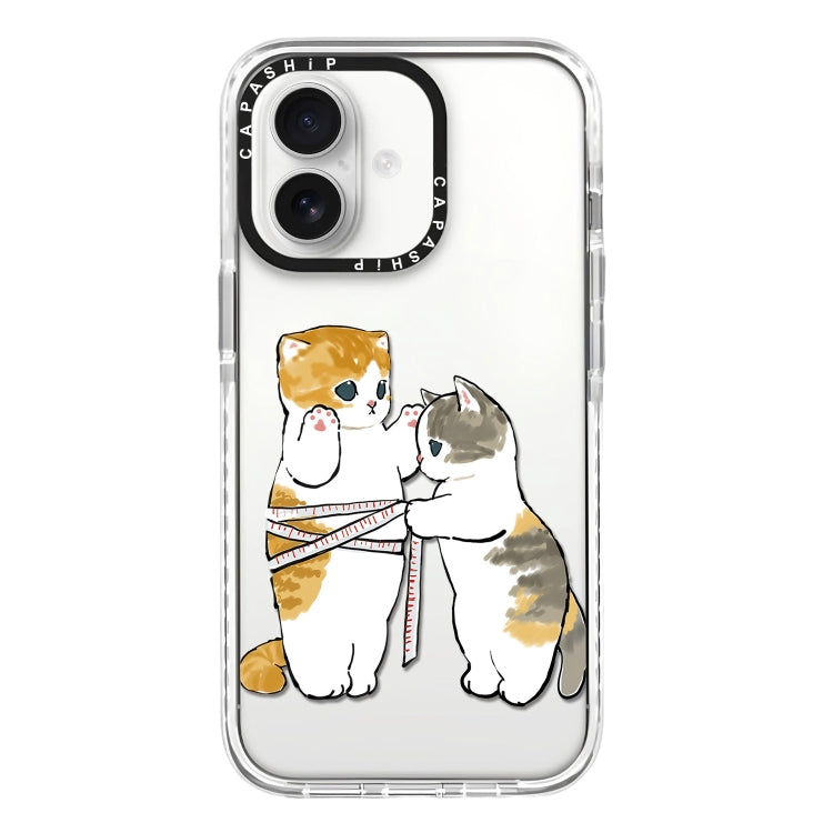 Simple Illustration Pattern Full Coverage Phone Case, For iPhone 16 Plus