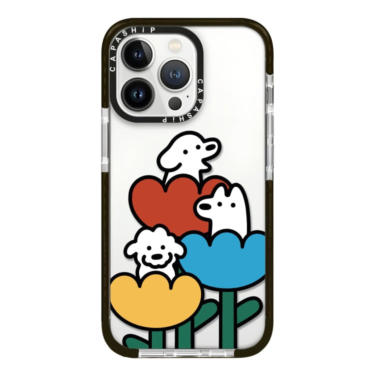 Simple Illustration Pattern Full Coverage Phone Case, For iPhone 16 Pro