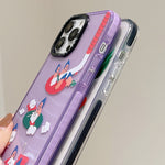 Simple Illustration Pattern Full Coverage Phone Case, For iPhone 15