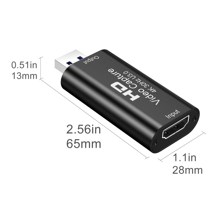Placa de Captura de Vídeo HDTV USB 3.0, USB 3.0