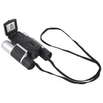 Telescópio Binocular com Ecrã LCD de 1,5 polegadas 10X, Câmara Digital 10X 1,5 polegadas LCD