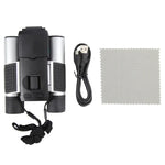 Telescópio Binocular com Ecrã LCD de 1,5 polegadas 10X, Câmara Digital 10X 1,5 polegadas LCD