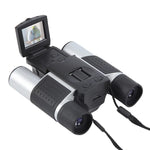 Telescópio Binocular com Ecrã LCD de 1,5 polegadas 10X, Câmara Digital 10X 1,5 polegadas LCD