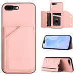 Capa para telemóvel Skin Feel com quatro compartimentos para cartões e alça de pulso, para iPhone 12 mini, para iPhone 11 Pro Max, para iPhone 11, para iPhone 11 Pro, para iPhone X / XS, para iPhone XR, para iPhone XS Max, para iPhone 7 Plus / 8 Plus