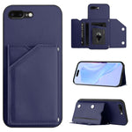 Capa para telemóvel Skin Feel com quatro compartimentos para cartões e alça de pulso, para iPhone 12 mini, para iPhone 11 Pro Max, para iPhone 11, para iPhone 11 Pro, para iPhone X / XS, para iPhone XR, para iPhone XS Max, para iPhone 7 Plus / 8 Plus