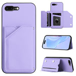 Capa para telemóvel Skin Feel com quatro compartimentos para cartões e alça de pulso, para iPhone 12 mini, para iPhone 11 Pro Max, para iPhone 11, para iPhone 11 Pro, para iPhone X / XS, para iPhone XR, para iPhone XS Max, para iPhone 7 Plus / 8 Plus