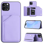 Capa para telemóvel Skin Feel com quatro compartimentos para cartões e alça de pulso, para iPhone 12 mini, para iPhone 11 Pro Max, para iPhone 11, para iPhone 11 Pro, para iPhone X / XS, para iPhone XR, para iPhone XS Max, para iPhone 7 Plus / 8 Plus