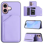 Skin Feel Four Card Slots Phone Case with Wrist Strap, For iPhone 17 Pro Max, For iPhone 17 Pro, For iPhone 17, For iPhone Air, For iPhone 16 Pro Max, For iPhone 16 Pro, For iPhone 16 Plus, For iPhone 16