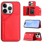 Skin Feel Four Card Slots Phone Case with Wrist Strap, For iPhone 17 Pro Max, For iPhone 17 Pro, For iPhone 17, For iPhone Air, For iPhone 16 Pro Max, For iPhone 16 Pro, For iPhone 16 Plus, For iPhone 16