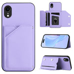 Capa para telemóvel Skin Feel com quatro compartimentos para cartões e alça de pulso, para iPhone 12 mini, para iPhone 11 Pro Max, para iPhone 11, para iPhone 11 Pro, para iPhone X / XS, para iPhone XR, para iPhone XS Max, para iPhone 7 Plus / 8 Plus