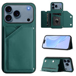 Skin Feel Four Card Slots Phone Case with Wrist Strap, For iPhone 17 Pro Max, For iPhone 17 Pro, For iPhone 17, For iPhone Air, For iPhone 16 Pro Max, For iPhone 16 Pro, For iPhone 16 Plus, For iPhone 16