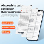 Caneta Gravadora de Voz com Redução de Ruído Magnética Q70A Suporta Controlo por APP, 8GB, 16GB, 32GB, 64GB, 128GB