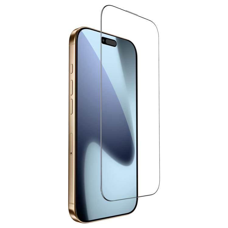 Película de vidro temperado HD 2.5D de ecrã total da série Knight da JOYROOM, para iPhone 17 Pro Max, para iPhone 17 Pro, para iPhone 17, para iPhone Air, para iPhone 15 Pro Max, para iPhone 15 Pro