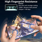Película de vidro temperado HD 2.5D de ecrã total da série Knight da JOYROOM, para iPhone 17 Pro Max, para iPhone 17 Pro, para iPhone 17, para iPhone Air, para iPhone 15 Pro Max, para iPhone 15 Pro