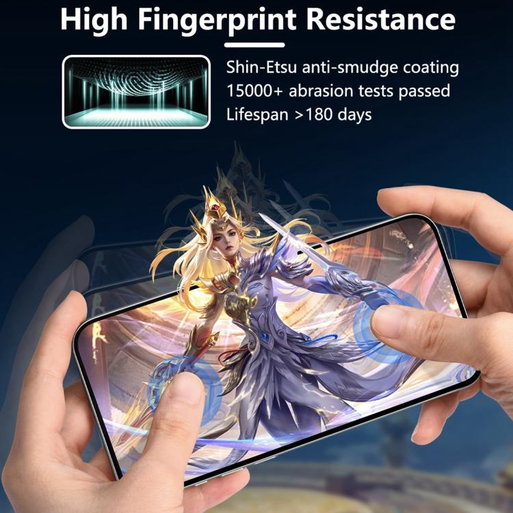 Película de vidro temperado HD 2.5D de ecrã total da série Knight da JOYROOM, para iPhone 17 Pro Max, para iPhone 17 Pro, para iPhone 17, para iPhone Air, para iPhone 15 Pro Max, para iPhone 15 Pro