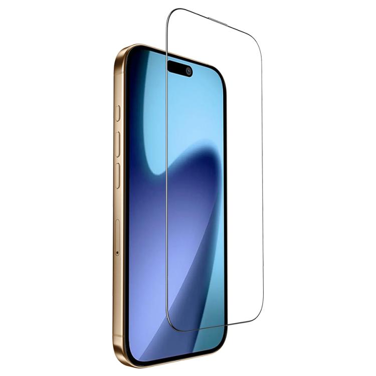 Película de vidro temperado HD 2.5D de ecrã total da série Knight da JOYROOM, para iPhone 17 Pro Max, para iPhone 17 Pro, para iPhone 17, para iPhone Air, para iPhone 15 Pro Max, para iPhone 15 Pro
