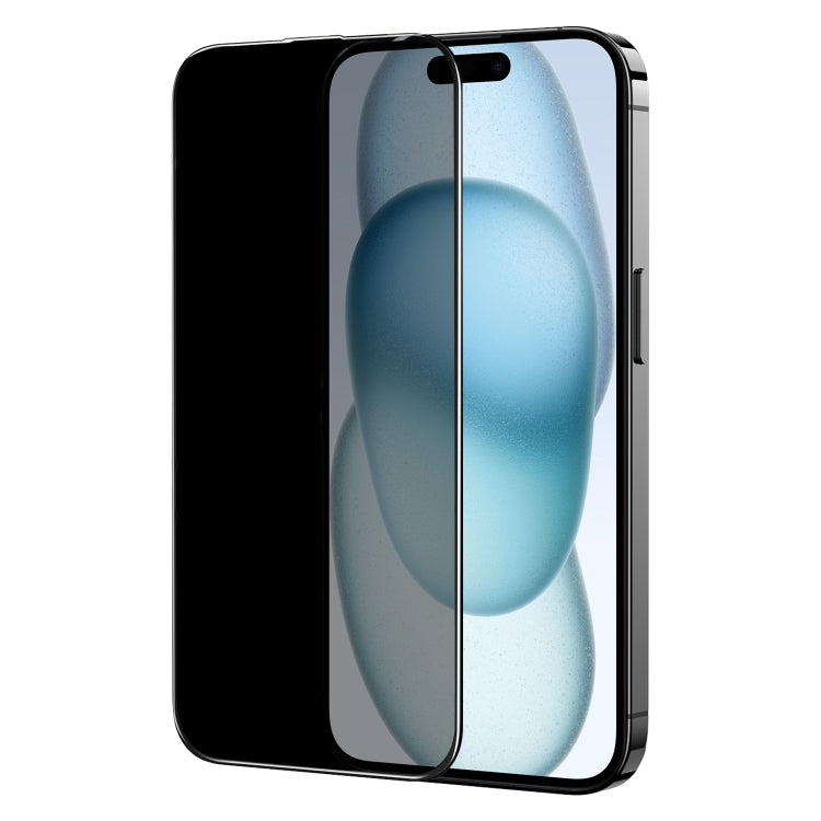 Película temperada de privacidade 2.5D de ecrã total da série Knight da JOYROOM, para iPhone 17 Pro Max, para iPhone 17 Pro, para iPhone 17, para iPhone Air, para iPhone 15 Pro Max, para iPhone 15 Pro, para iPhone 15 Plus, para iPhone 15