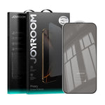 Película temperada de privacidade 2.5D de ecrã total da série Knight da JOYROOM, para iPhone 17 Pro Max, para iPhone 17 Pro, para iPhone 17, para iPhone Air, para iPhone 15 Pro Max, para iPhone 15 Pro, para iPhone 15 Plus, para iPhone 15