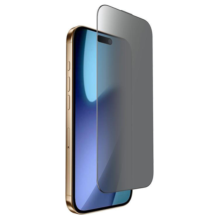 Película temperada de privacidade 2.5D de ecrã total da série Knight da JOYROOM, para iPhone 17 Pro Max, para iPhone 17 Pro, para iPhone 17, para iPhone Air, para iPhone 15 Pro Max, para iPhone 15 Pro, para iPhone 15 Plus, para iPhone 15