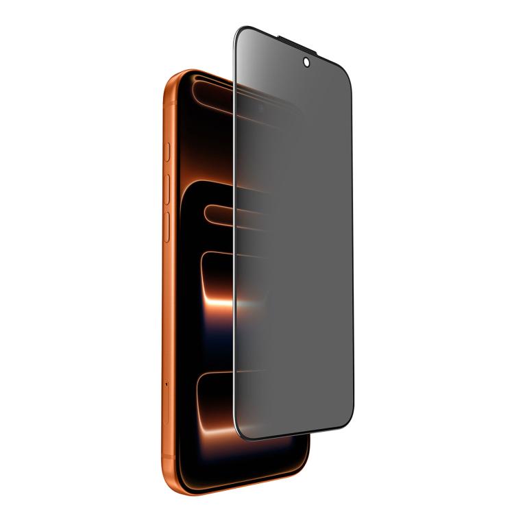 Película temperada de privacidade 2.5D de ecrã total da série Knight da JOYROOM, para iPhone 17 Pro Max, para iPhone 17 Pro, para iPhone 17, para iPhone Air, para iPhone 15 Pro Max, para iPhone 15 Pro, para iPhone 15 Plus, para iPhone 15