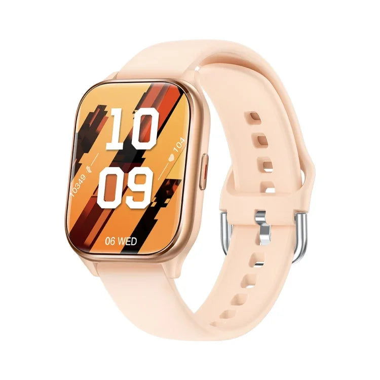 KT73S Smartwatch com Ecrã Quadrado de 1,85 polegadas e Chamada BT, Monitorização de Frequência Cardíaca / Pressão Arterial / Oxigénio no Sangue / Saúde Feminina / Sono