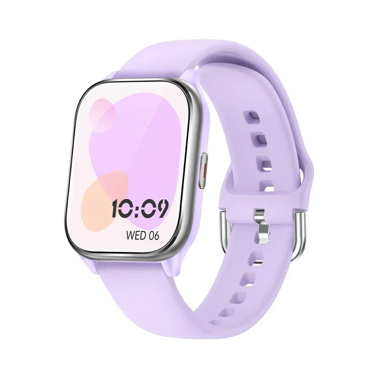 KT73S Smartwatch com Ecrã Quadrado de 1,85 polegadas e Chamada BT, Monitorização de Frequência Cardíaca / Pressão Arterial / Oxigénio no Sangue / Saúde Feminina / Sono