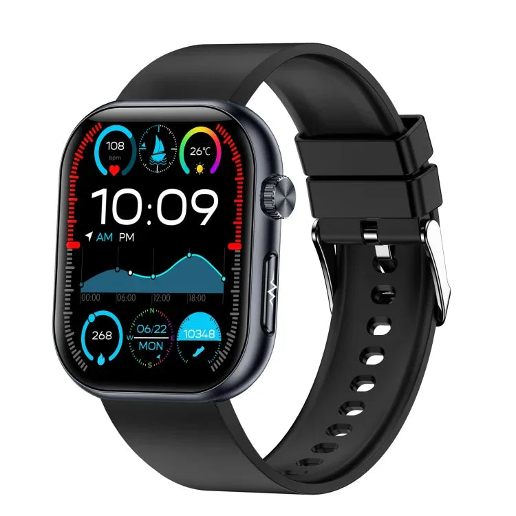 ET587 Smartwatch com Ecrã AMOLED de 1,95 polegadas, Monitorização ECG Electrocardiograma / Açúcar no Sangue