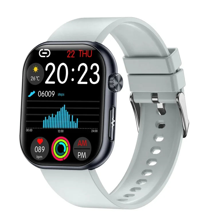 ET587 Smartwatch com Ecrã AMOLED de 1,95 polegadas, Monitorização ECG Electrocardiograma / Açúcar no Sangue