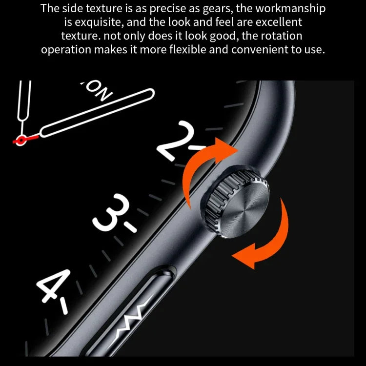 ET587 Smartwatch com Ecrã AMOLED de 1,95 polegadas, Monitorização ECG Electrocardiograma / Açúcar no Sangue