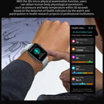ET587 Smartwatch com Ecrã AMOLED de 1,95 polegadas, Monitorização ECG Electrocardiograma / Açúcar no Sangue