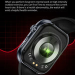 ET587 Smartwatch com Ecrã AMOLED de 1,95 polegadas, Monitorização ECG Electrocardiograma / Açúcar no Sangue