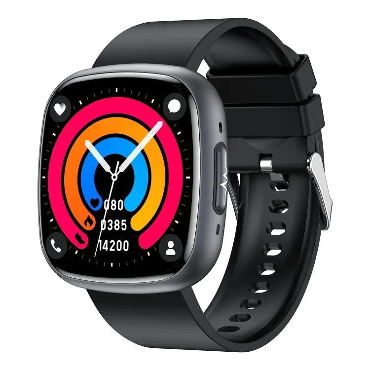 ET593 Smartwatch com Ecrã IPS Quadrado de 1,75 polegadas, Monitorização ECG Electrocardiograma / Açúcar no Sangue