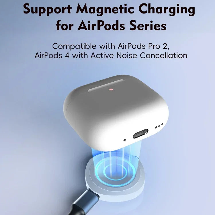 Carregador Sem Fios Magnético Portátil 4 em 1 para Smartwatch