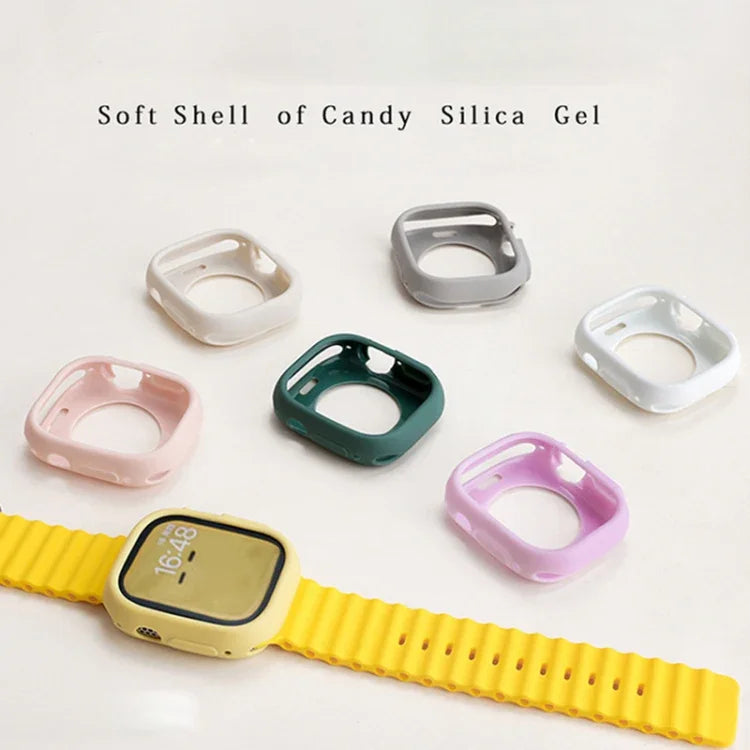 Capa de Relógio Candy em Silicone de Cobertura Parcial, Para Apple Watch Series 42mm / 44mm