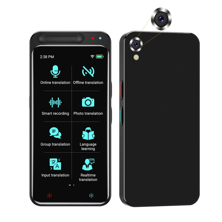 VORMOR Z6 Tradutor Inteligente AI com Ecrã Tátil HD de 5.0 polegadas 139 Línguas com Tradução Offline / Tradução por Foto