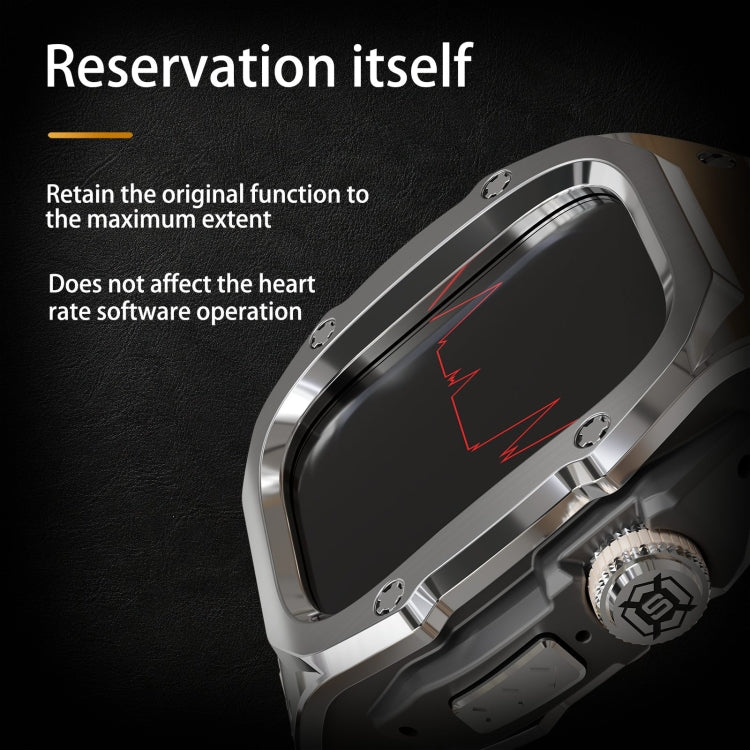 Capa Metálica RedPepper Armor com Pulseira de Relógio de Silicone Integrada, Para Apple Watch Ultra 3 / 2 / 1 49mm