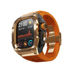 Capa Metálica RedPepper Armor com Pulseira de Relógio de Silicone Integrada, Para Apple Watch Ultra 3 / 2 / 1 49mm