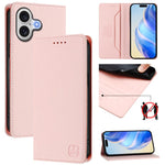 Capa para telemóvel em pele RC01 com dupla dobra, sucção magnética e RFID, para iPhone 17e / 16e, para iPhone 17 Pro Max, para iPhone 17 Pro, para iPhone 17, para iPhone Air, para iPhone 16 Pro Max