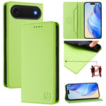 Capa para telemóvel em pele RC01 com dupla dobra, sucção magnética e RFID, para iPhone 17e / 16e, para iPhone 17 Pro Max, para iPhone 17 Pro, para iPhone 17, para iPhone Air, para iPhone 16 Pro Max