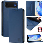 Capa para telemóvel em pele RC01 com dupla dobra, sucção magnética e RFID, para iPhone 17e / 16e, para iPhone 17 Pro Max, para iPhone 17 Pro, para iPhone 17, para iPhone Air, para iPhone 16 Pro Max
